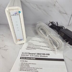 Arris SURFboard SB6190‎ DOCSIS 3.0 Cable Modem Refurbished